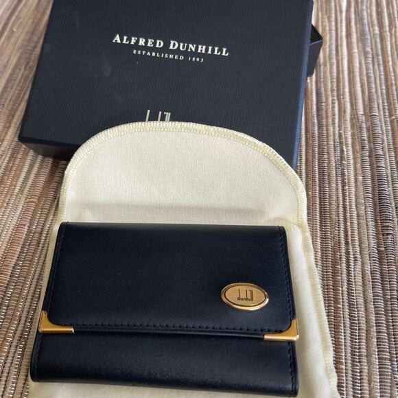 Alfred Dunhill New in box leather keyholder mini wallet - Picture 9 of 12